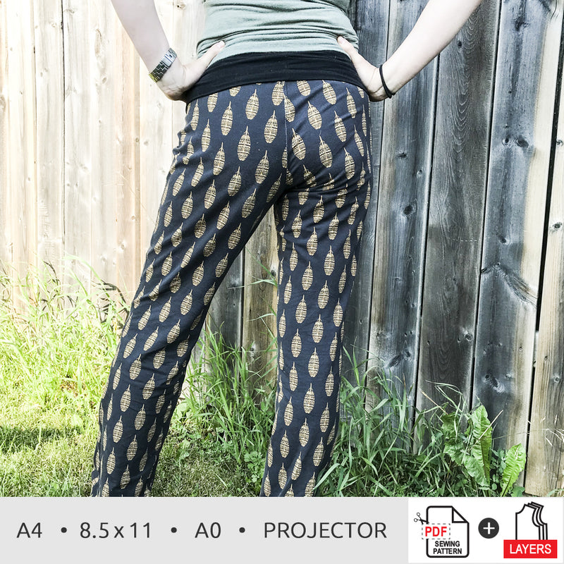 Fit Pants Pattern, Women Sizes 00-20