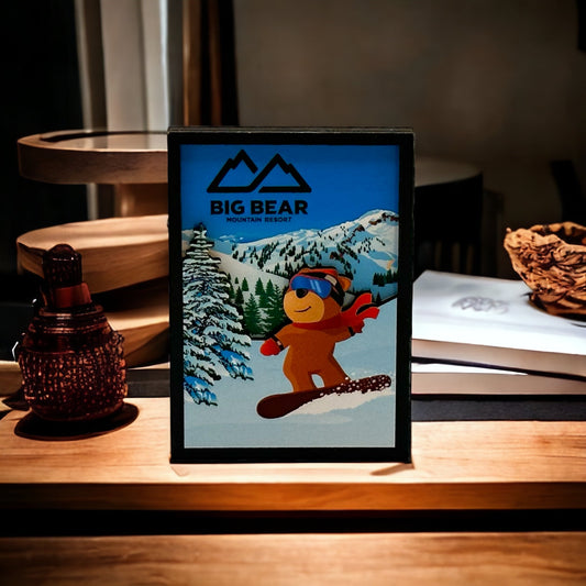 Bear Mountain 2D Greetings Magnet – Big Bear Mountain Resort