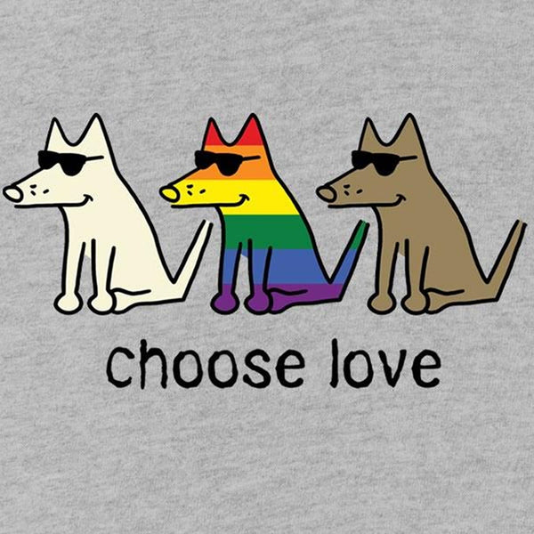 "Choose Love" Lightweight T-Shirt - Karen Pryor Clicker ...