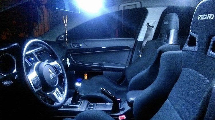 Interior Trunk License Plate Kit Mitsubishi Evo X