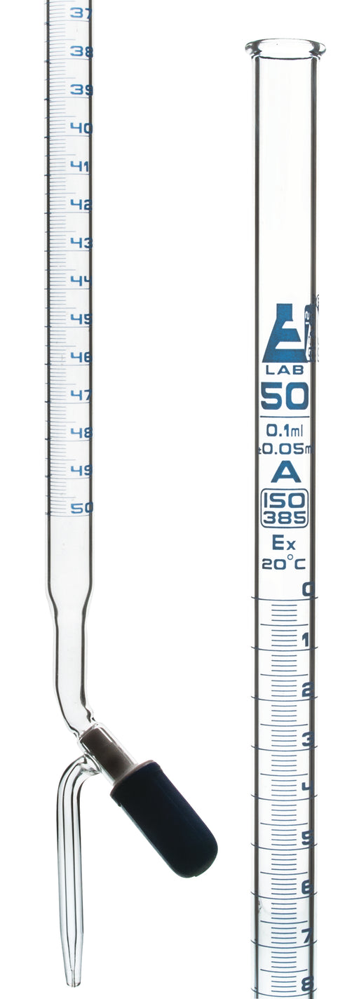 Burettes  -  PTFE Rotaflow Stopcock，班级'A'，50毫升