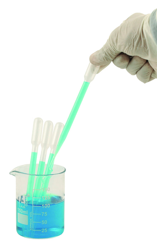 Pipette Dropping Chemical on Plant Spout with Roots in an