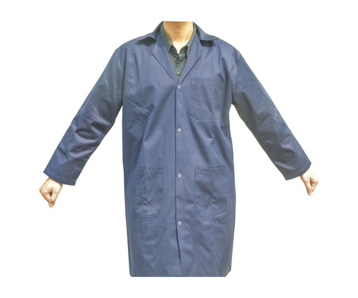 实验室外套 - 海军蓝色，中等