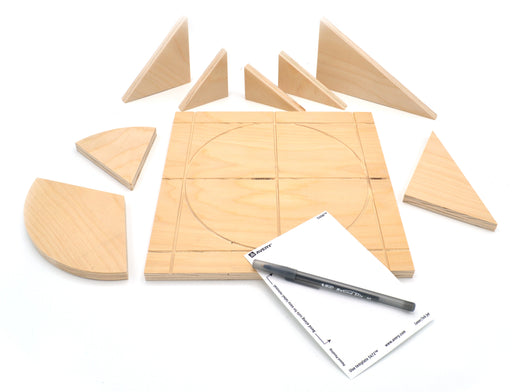 Geometrical Models Set - 6 Shapes, Large Scale - Made of Solid Wood, P —  Eisco Labs