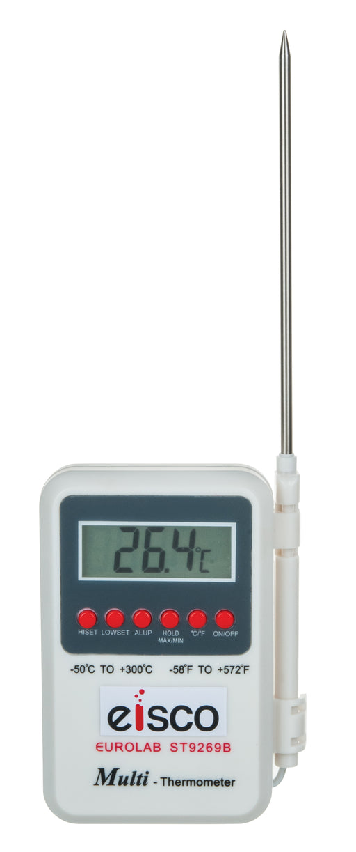 Eisco Spirit-Filled Wall Thermometer 20°F to 120°F:Thermometers