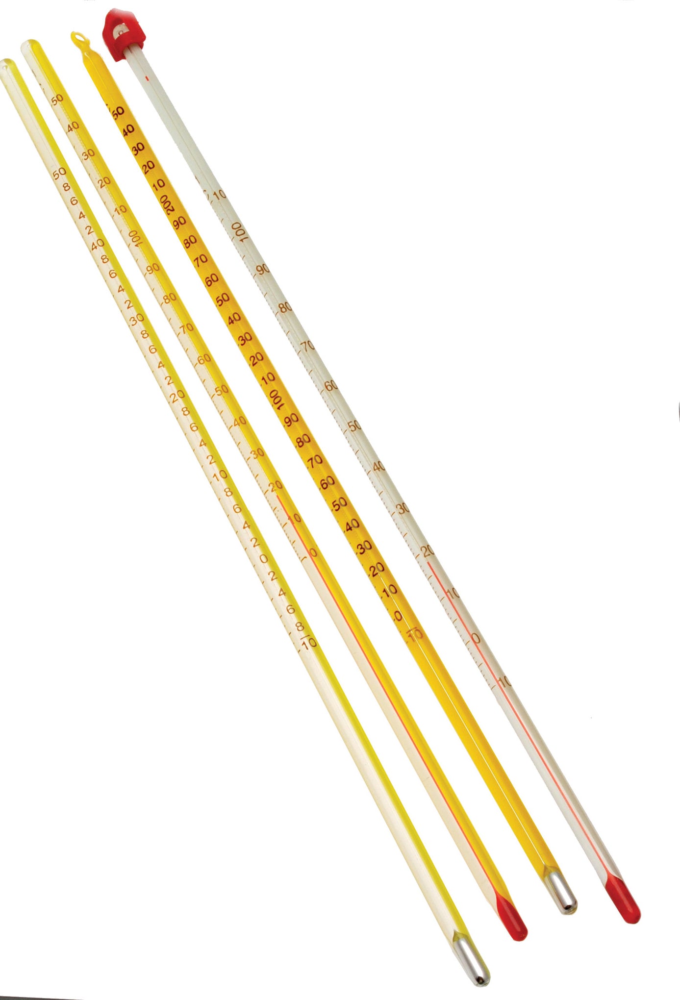 Thermometers Mercury Yellow Backed, 10 to 110??C — Eisco Labs