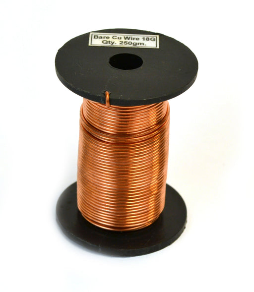 Copper Wire, Bare, 140ft Reel, 20 SWG (19 AWG) - 0.036 (0.91 mm) Dia. —  Eisco Labs