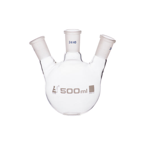 蒸馏法瓶500ml-三抗层圆底码-套件大小24/40Unit-BorosiliceGlass