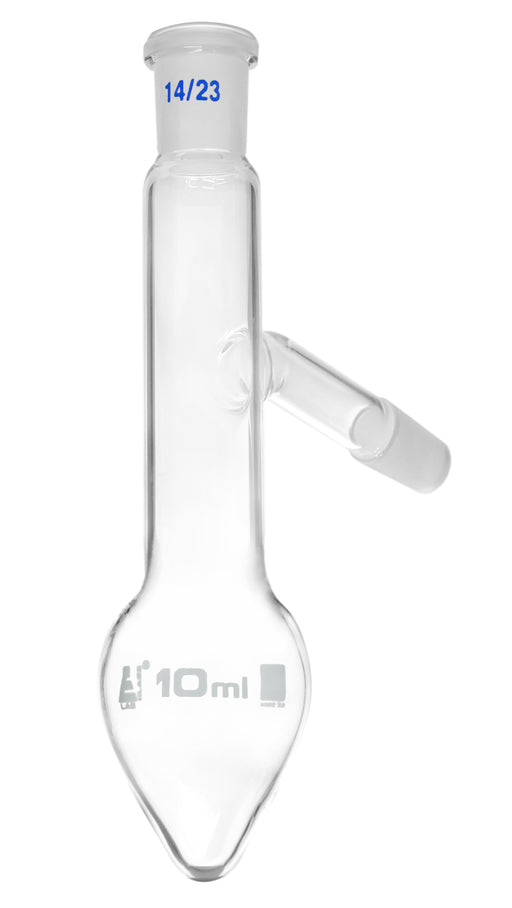 &#27431;&#23453;&#20307;&#32946;&#23448;&#32593;&#36827;&#20837;蒸馏花瓶,10ml14/23联合Socket-Borosilic Glass,Pear形状-短网-Eisco实验室