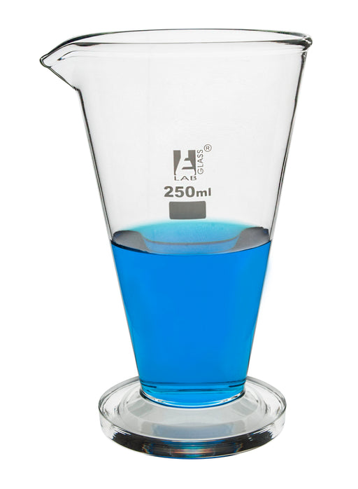 Conical Measuring Cup, 125ml – Borosilicate Glass – Spout, Round Base –  Ungraduated