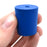 氯丁橡胶塞子，1孔-蓝色-尺寸:21mm底部，24mm顶部，28mm长度- 10包