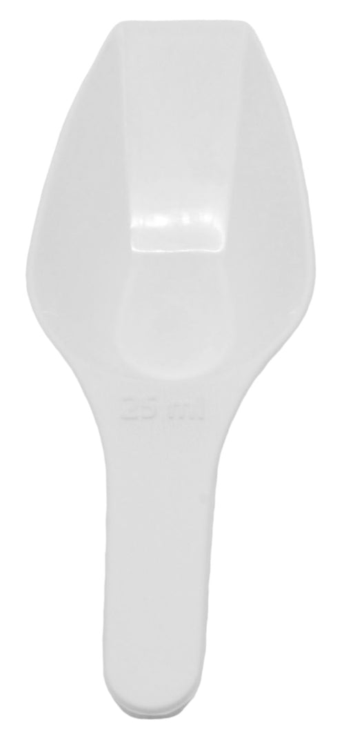 Scoop, 2.5ml (1/2 teaspoon) - Polypropylene - Flat Bottom — Eisco Labs