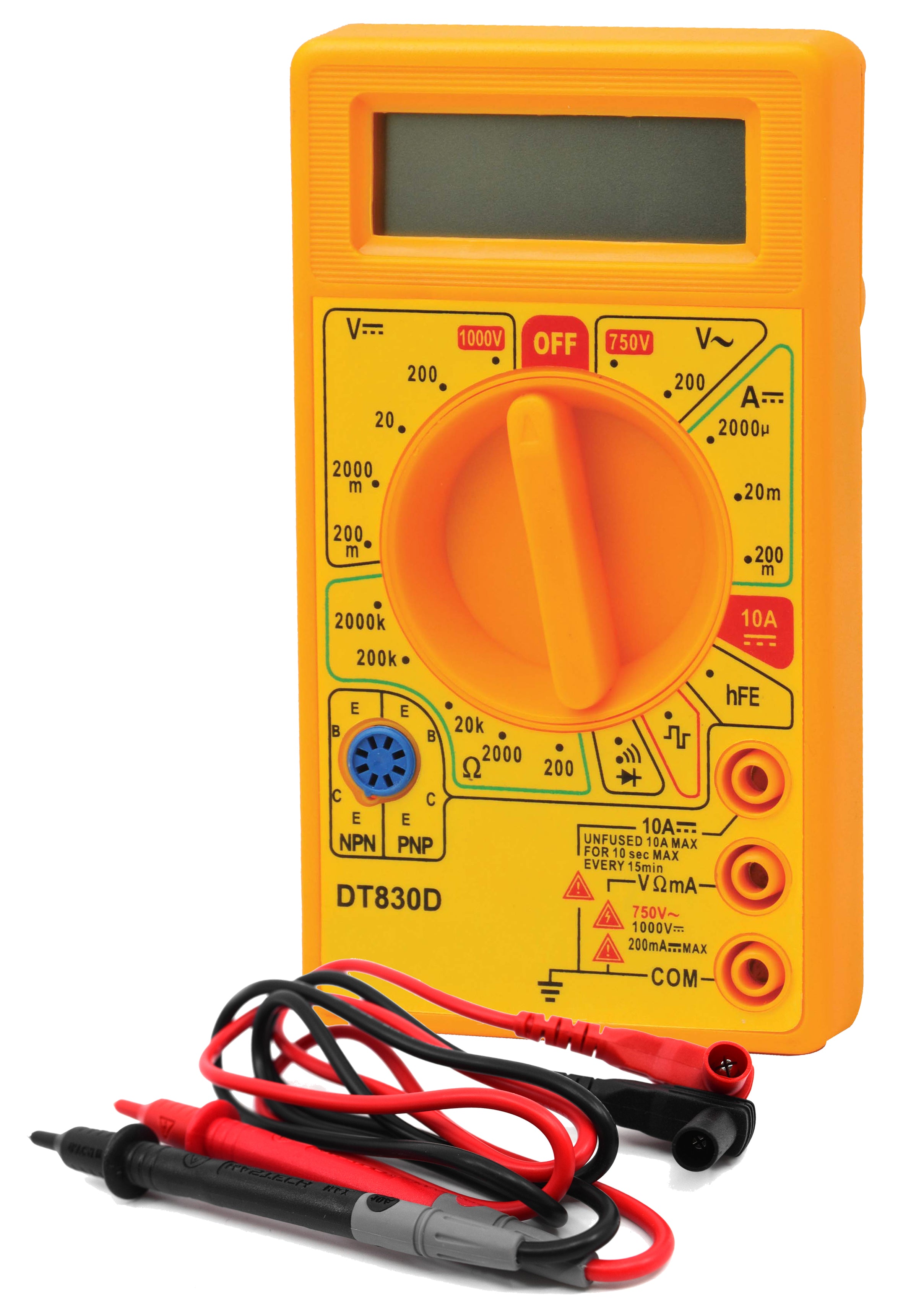 Digital Multimeter, Model M830D 200mV 1000 V ±0.5 ±2Digit Test