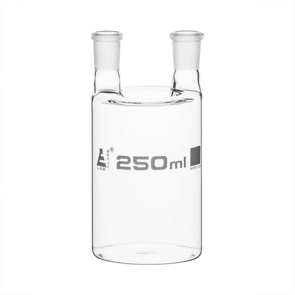 Woulff气洗瓶，250ml  - 硼硅酸盐玻璃 - 两个颈部