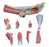脚踝，肌肉和韧带模型，8部分 - 包括安装