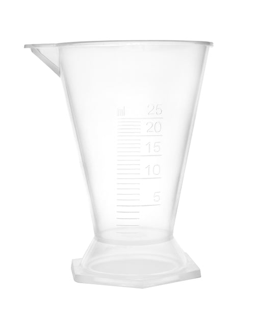 lab 50ml glass conical graduated measuring