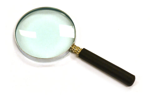 Magnifying Glass, 2.25x Magnification - Lab Quality, 2.5 diameter