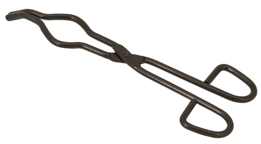 Crucible Tongs with Bow- Straight, Serrated Tips - Metal - 9.5