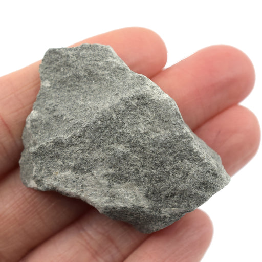 原始灰瓦克，沉积岩标本 - 大约。1“