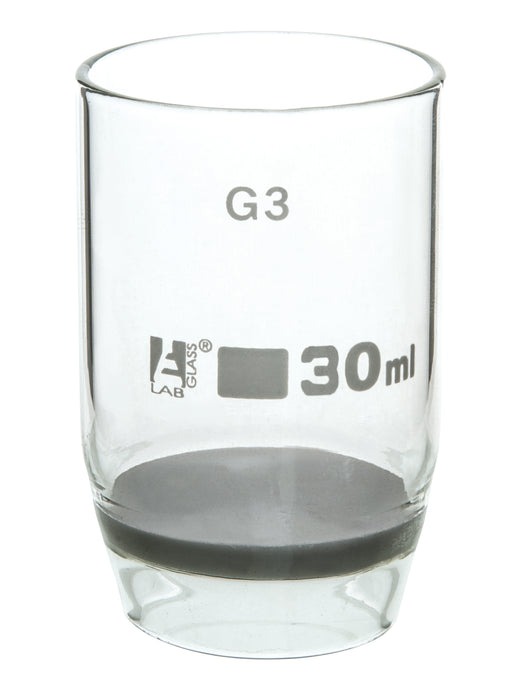 Gooch坩埚，30ml -烧结圆盘，G-3孔隙率-硼硅酸盐玻璃-埃斯科实验室欧宝体育官网进入