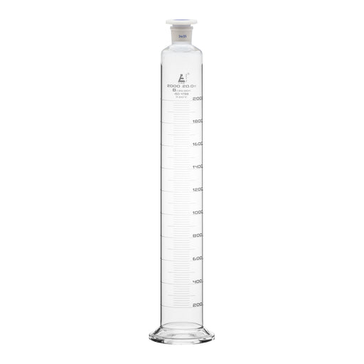 Measuring Cylinder, 250ml - Class B - 24/29 Polypropylene Stopper