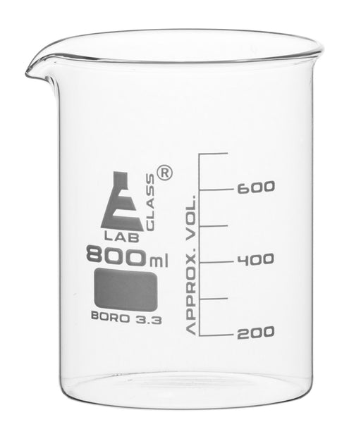 Becher 1000 ml en verre borosilicaté EISCO - KLARRION