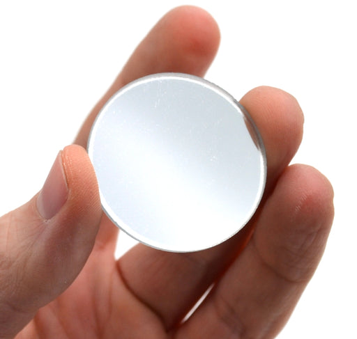 凹面镜，1.5英寸直径，200mm焦距 - 圆形玻璃 -  3mm厚大约。 - 艾斯科实验室欧宝体育官网进入