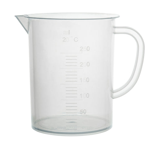 1L Transparent PP Plastic Measuring Jug with Embossed Scale Mark