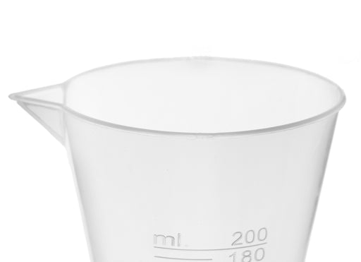 Conical Measuring Cup, 125ml – Borosilicate Glass – Spout, Round Base –  Ungraduated