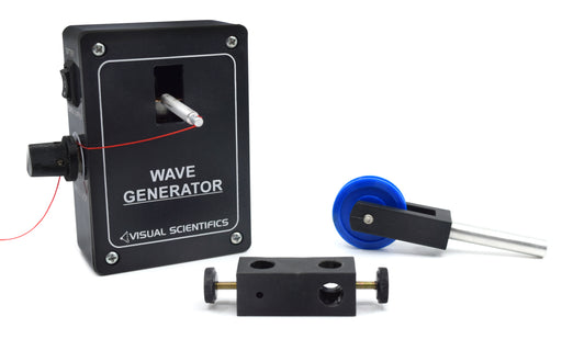常设波示范器套件 - 实验组件仅 - 用于研究波长波发生器，可安装的滑轮和弦 - （基地不包括在内） - 艾斯科的视觉科学