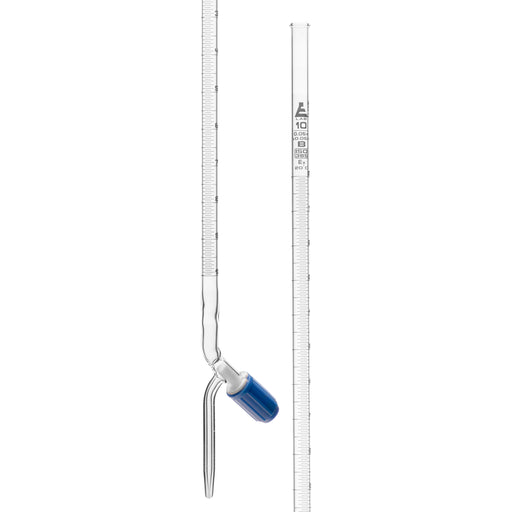 滴定管-PTFE Rotaflow旋塞，B级，10毫升，白色刻度