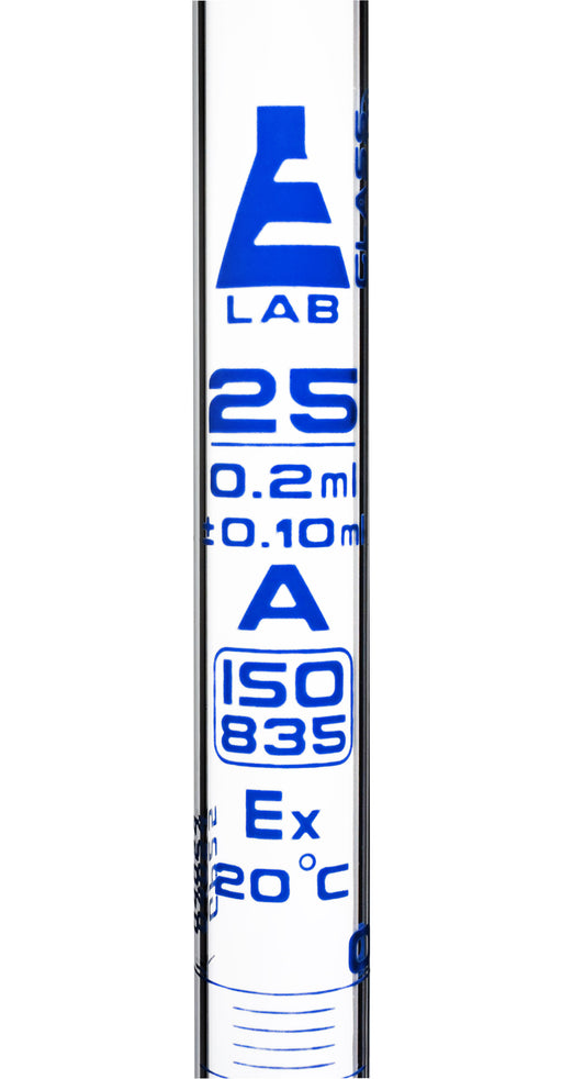 Safety Bulb Pipette, 50ml - Class B, Tolerance ±0.100 - White Graduati —  Eisco Labs