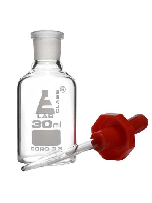 滴瓶，30ml（1盎司） - 眼药水液管 - 硼硅酸盐3.3玻璃
