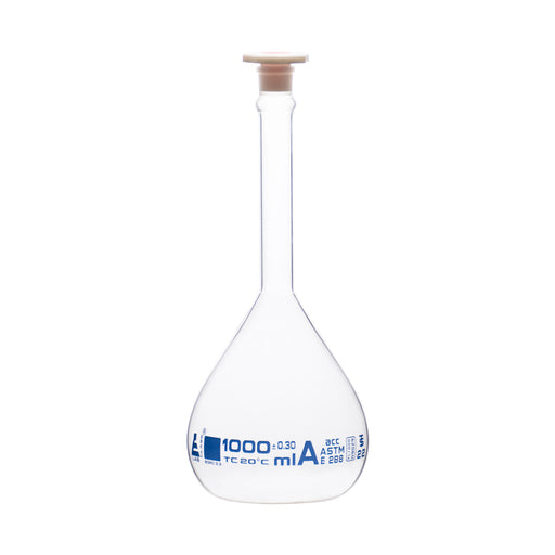 Volumetric Flask, 5ml - Class A - Polypropylene Stopper, Borosilicate —  Eisco Labs
