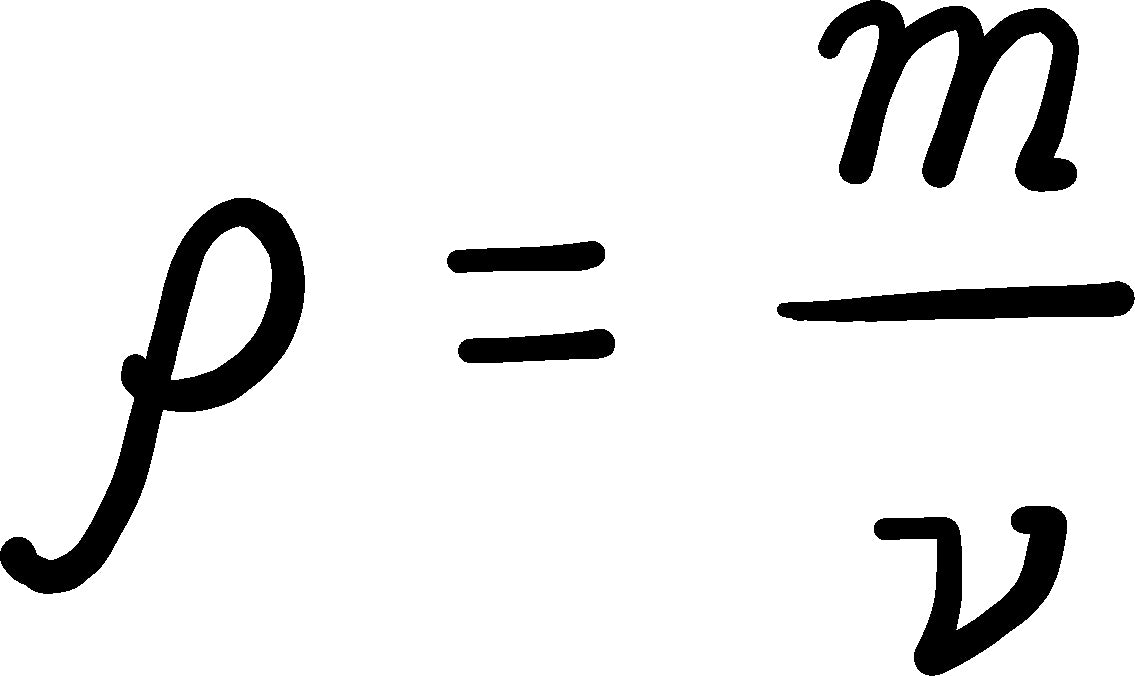 density equation