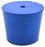 氯丁橡胶塞，1孔 - 蓝色尺寸：40mm底部，49mm顶部，40mm长度 - 包装为10