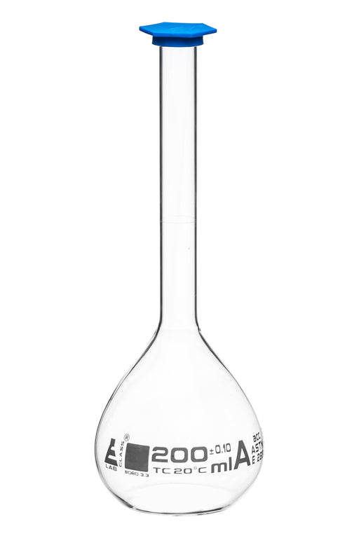 278383  50ml Snap Cap Qorpak Volumetric Flask - Qorpak