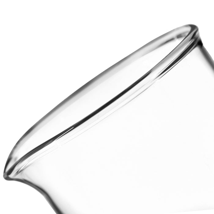 12pk烧杯，50ml  - 低形式 -  10ml毕业 - 硼硅酸盐玻璃