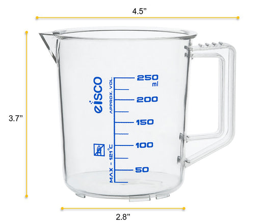 Food Liquid Chemical Measuring Jug Beaker Graduated 100ml Measure