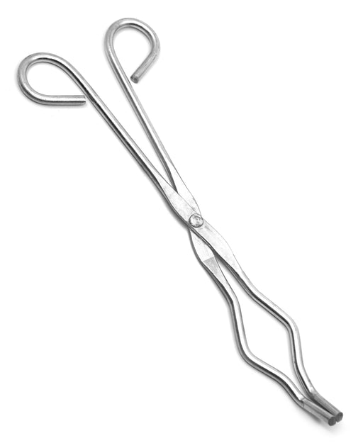 Small Beaker Tongs, 7.25 inch - with Rubber Tips - Metal Body - Eisco Labs BKTGMINI