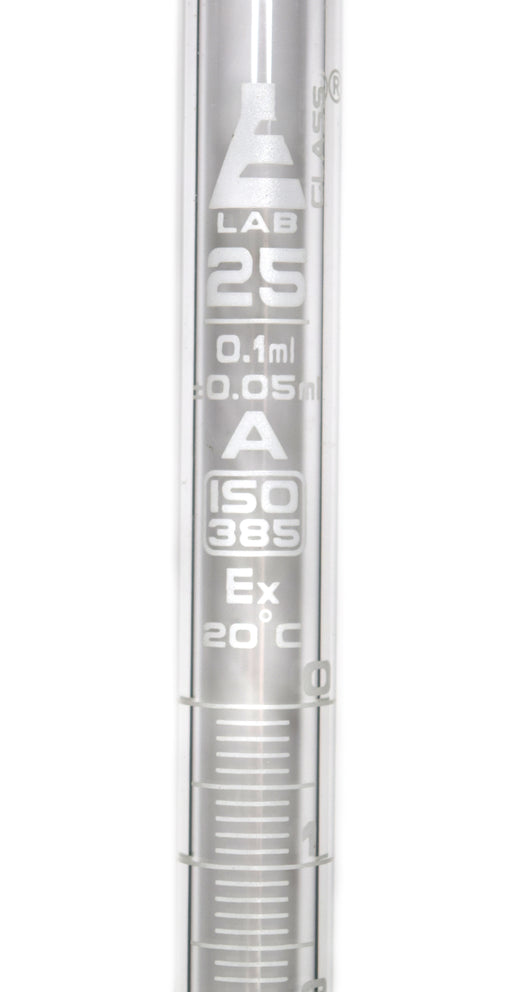 Burette, 50ml - Class B, DIN ISO 385, Borosilicate Glass with