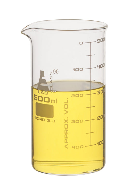 2000ml Low Form Glass Beaker, 3.3 Borosilicate Glass Graduated Printed  Scale Measuring Cups With Spout For Kitchen Lab Liquids Transit Boiling