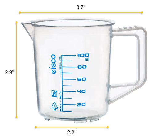 Measuring Jug, 1000ml, TPX Plastic, Spout, Blue Printed Graduations —  hBARSCI