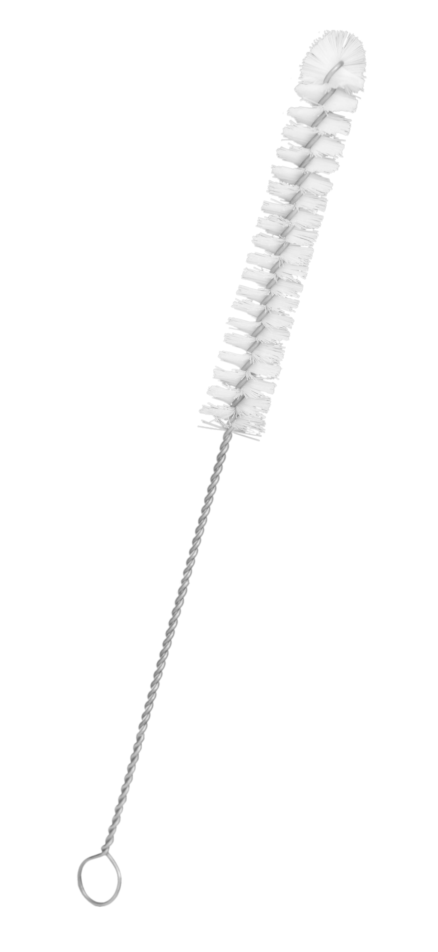 Semi Micro Nylon Test Tube Cleaning Brush, 7.25" Length, 0.5" Diameter — Eisco Labs