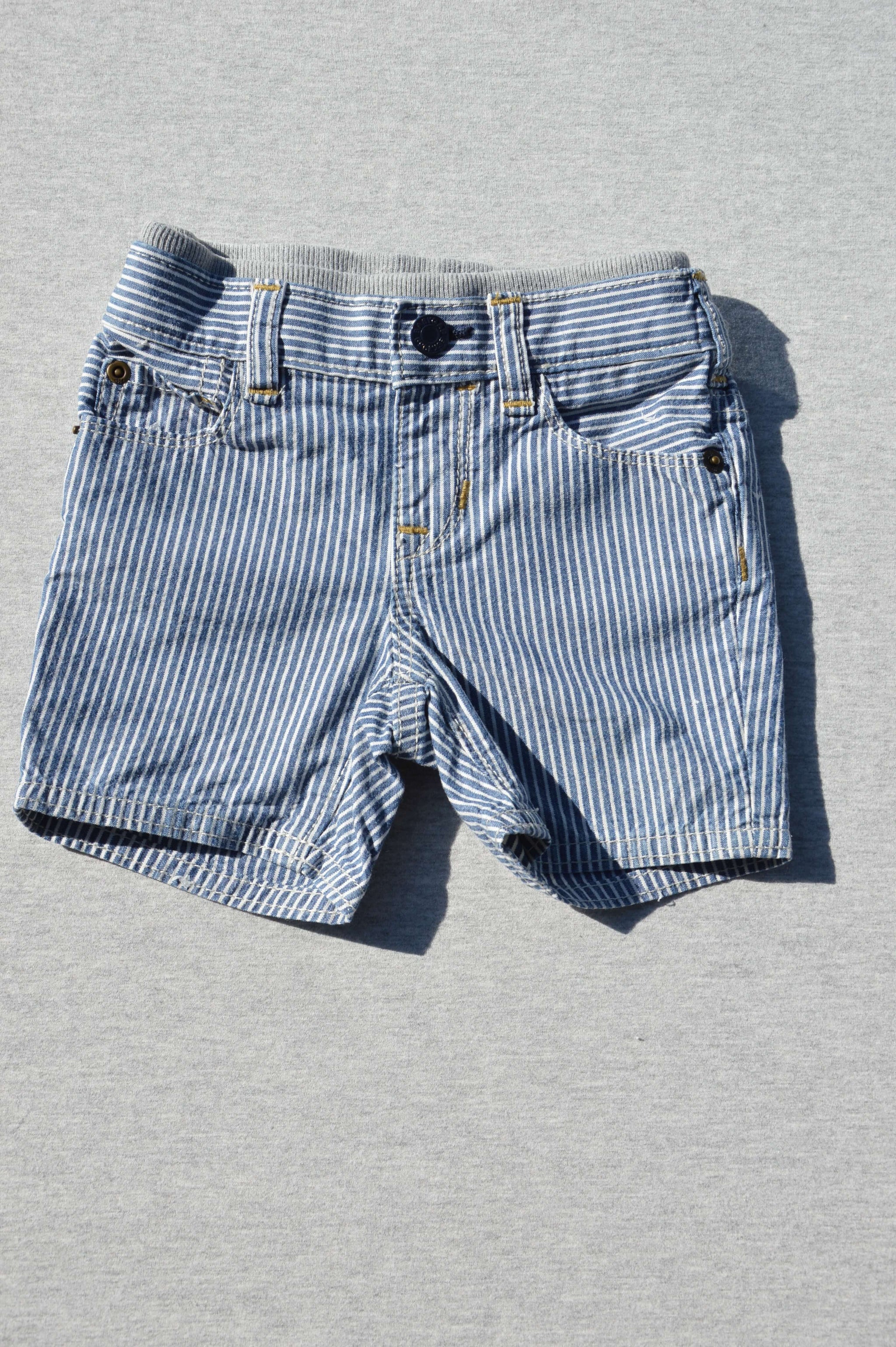 gap striped shorts