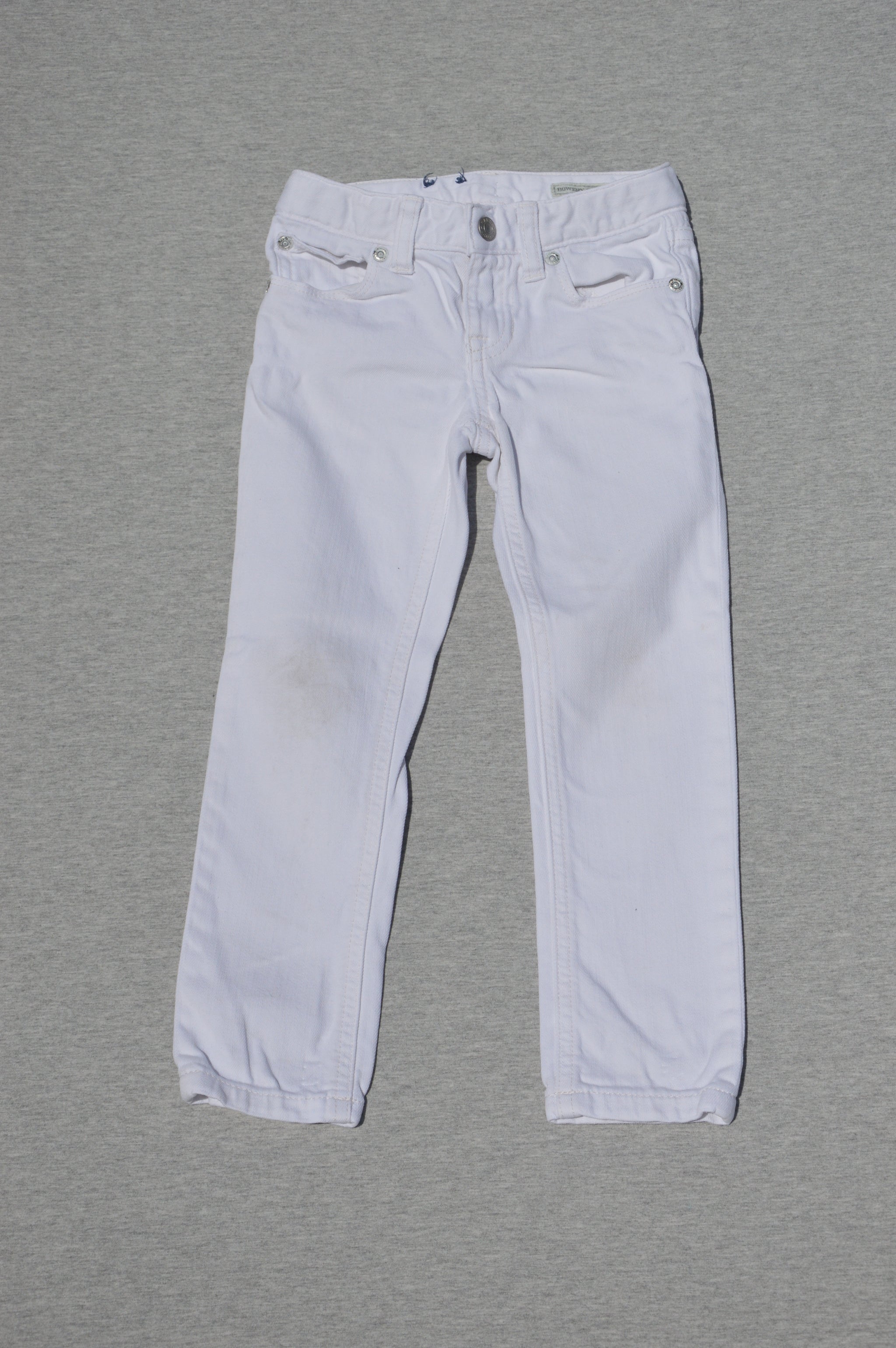 Ralph Lauren 'Bowery Skinny' white jeans, size 3-4 - Charlie & Flo's