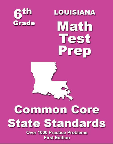 6th Grade Louisiana Common Core Math  TeachersTreasures.com  Teachers Treasures