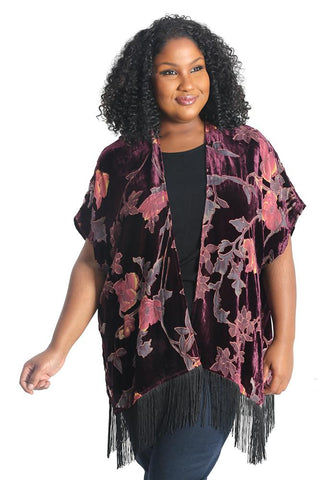 plus size kimono inspired jacket