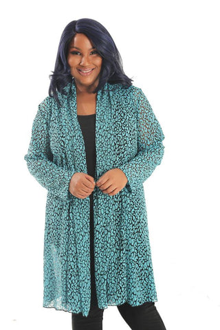 plus size duster jacket