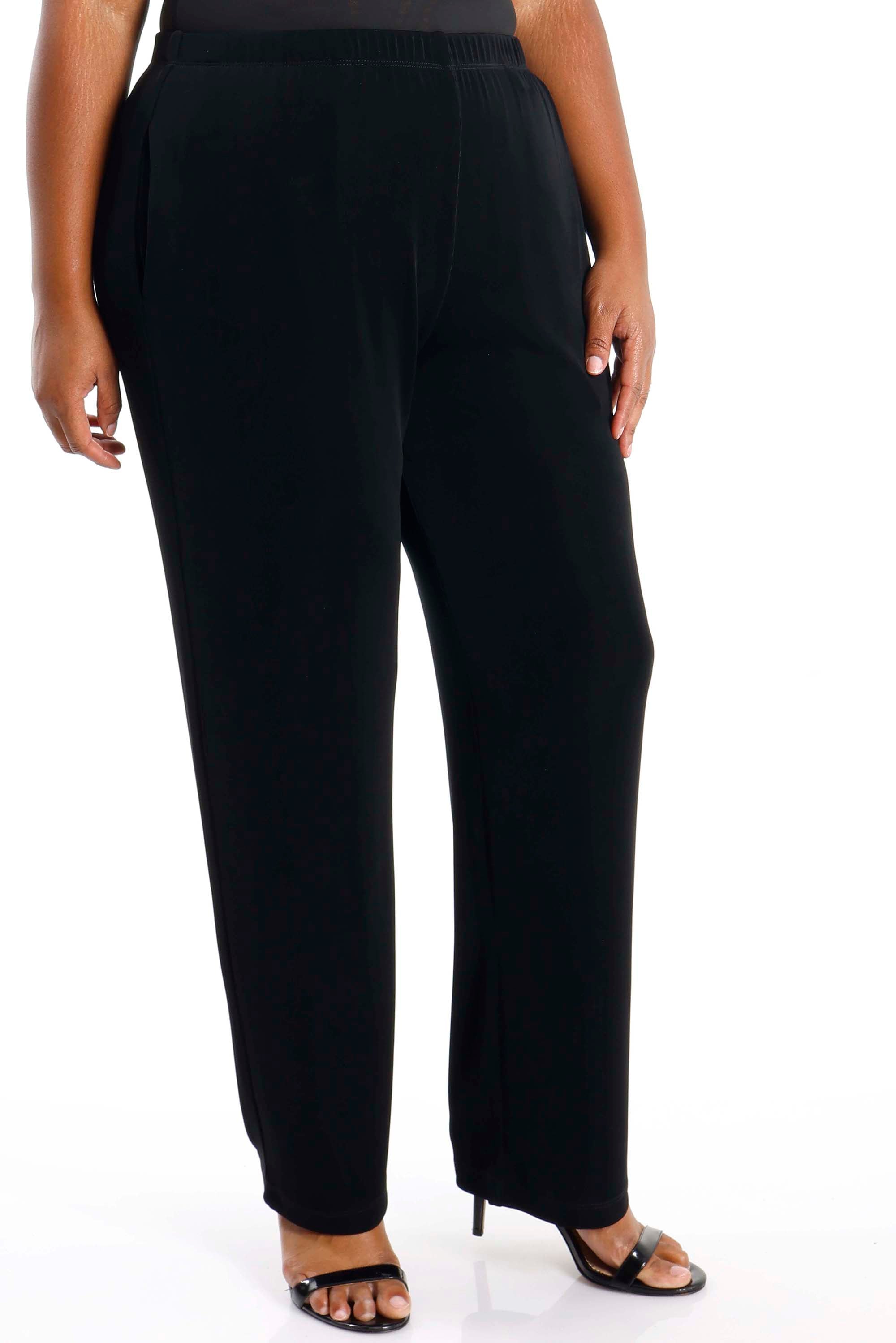 Vikki Vi Classic Black Pant w/ Pockets